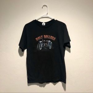 Black “Holy Rollers” Tee